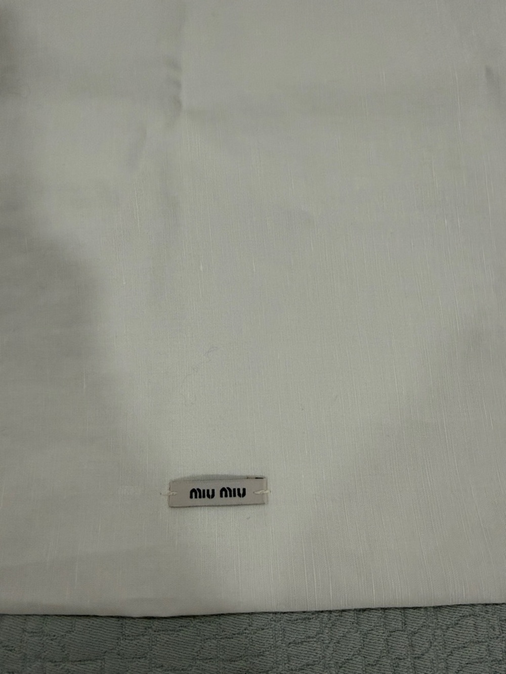 Miu Miu Cream Dust Bag - Picture 3 of 5